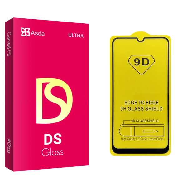 محافظ صفحه نمایش 9D آسدا مدل DS مناسب برای گوشی موبایل سامسونگ Galaxy A50