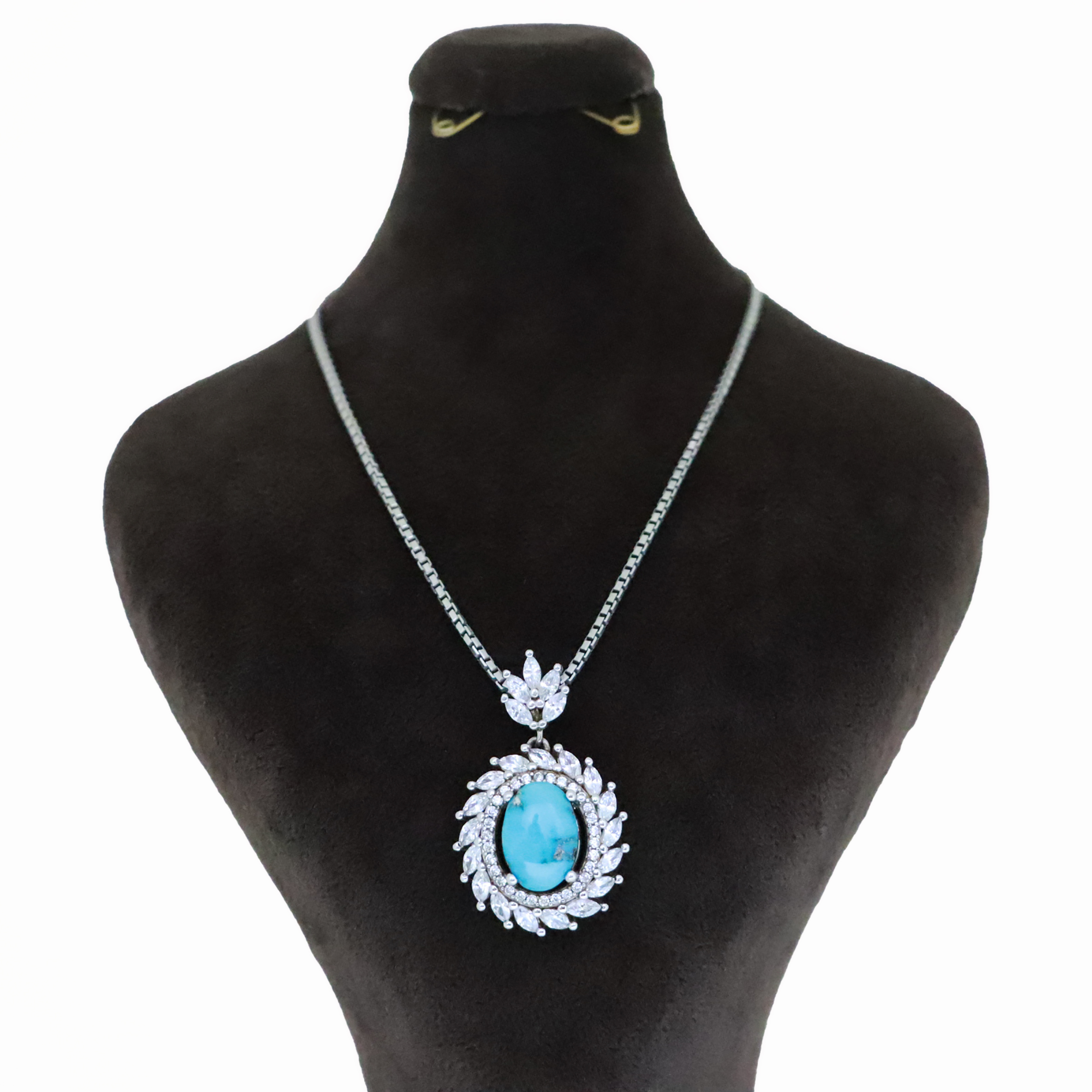 گردنبند نقره زنانه مدل 19