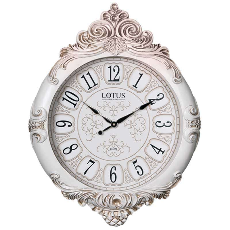 ساعت دیواری لوتوس مدل PH-702-WHITEWASH