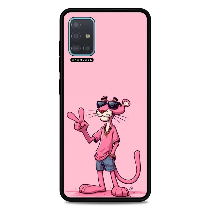 کاور آکام مدل AMC-WSGA51-PINK PANTHER10مناسب برای گوشی موبایل سامسونگ Galaxy A51