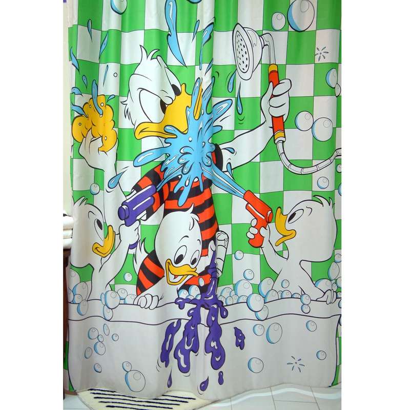 پرده حمام فرش مریم مدل Donald Duck - سایز 200 × 180 سانتی متر پرده حمام فرش مریم مدل Donald Duck - سایز 200 × 180 سانتی متر