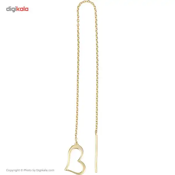 گوشواره طلا 18 عیار رزا مدل EGB07