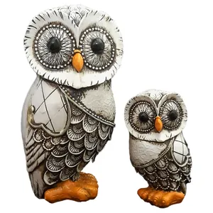 مجسمه طرح جغد کد 046 مجموعه 2 عددی