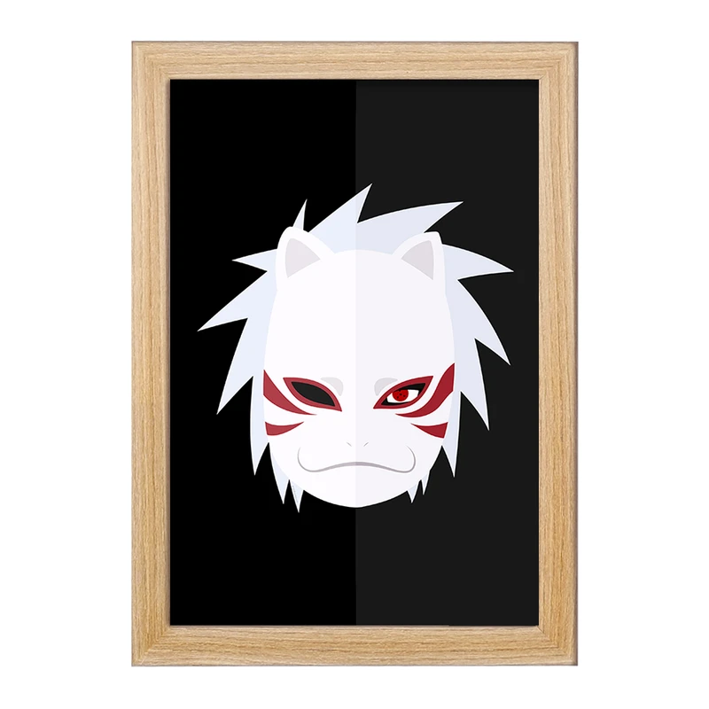 تابلو خندالو مدل ماسک کاکاشی انیمه ناروتو Naruto  کد 11235