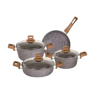 سرویس قابلمه 7 پارچه کاراجا مدل SILVER STONE