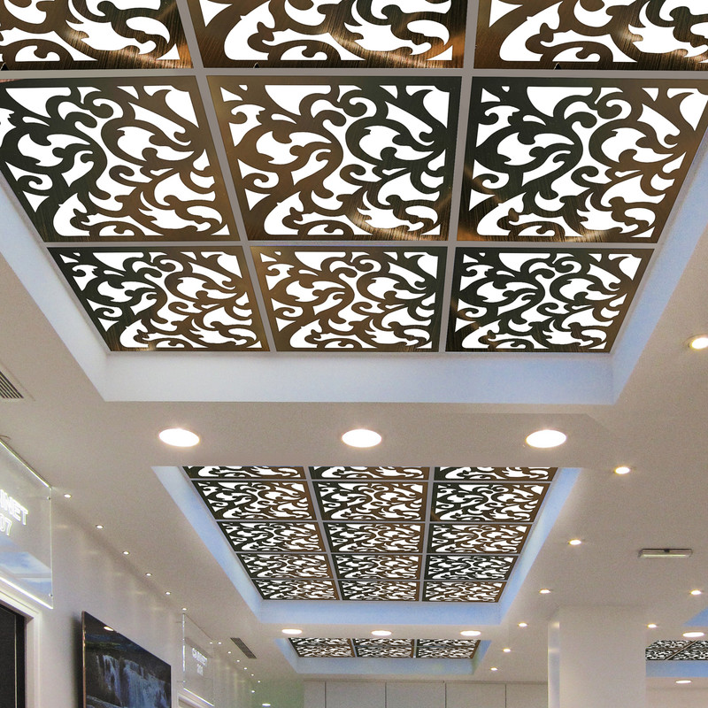 تایل سقفی آسمان مجازی بنی دکو مدل MC44 اندازه 60x60 سانتی متر مجموعه 4 عددی