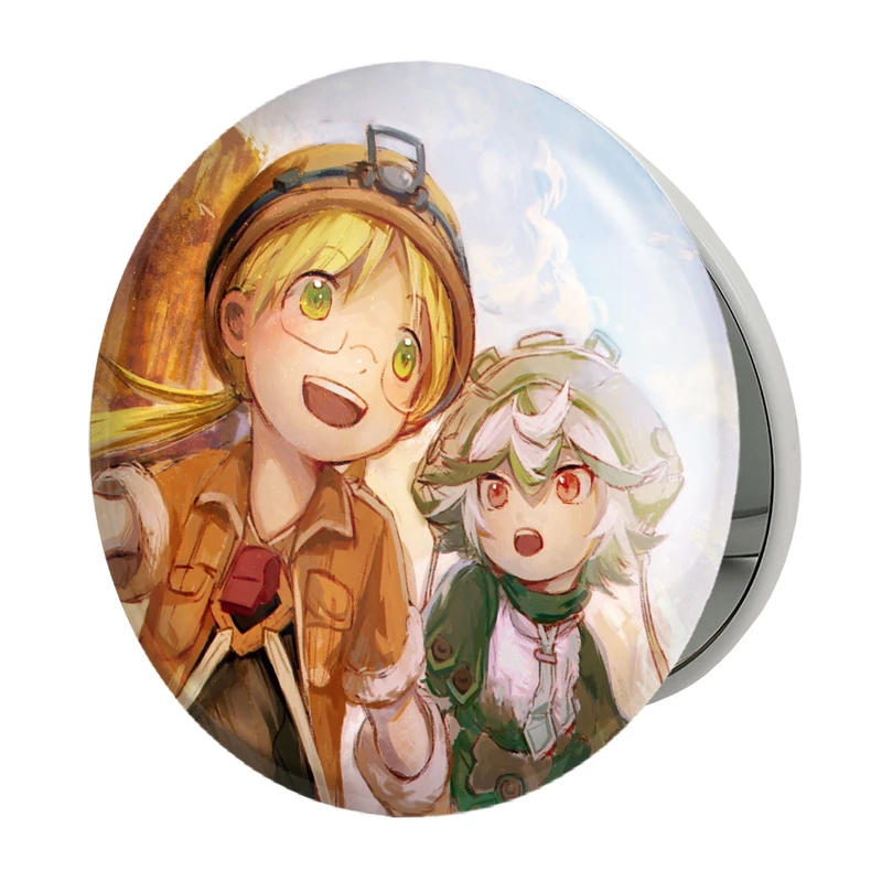 آینه جیبی خندالو طرح میدوری و ریکو انیمه ساخته شده در پرتگاه مدل تاشو کد 24375 