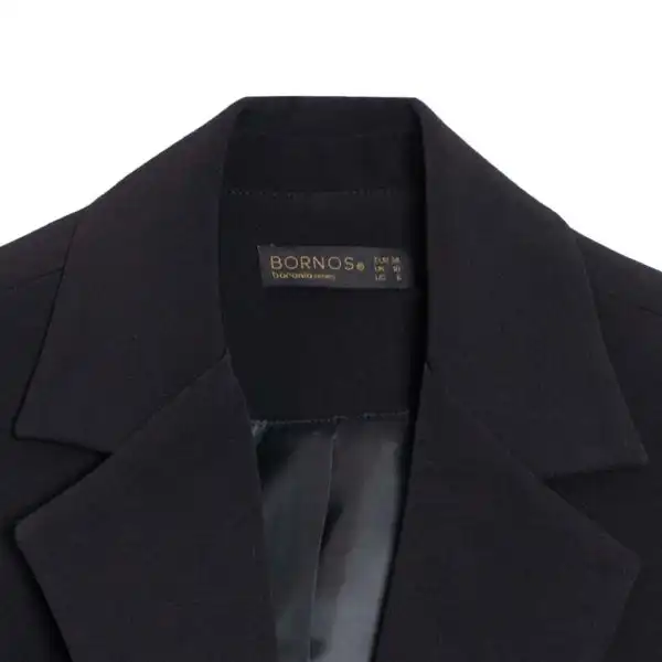 کت زنانه برنس مدل السانا رنگ مشکی