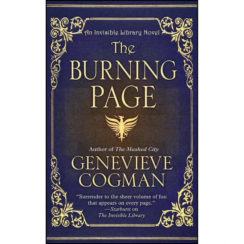 کتاب The Burning Page  اثر Genevieve Cogman انتشارات Wheeler Publishing Large Print