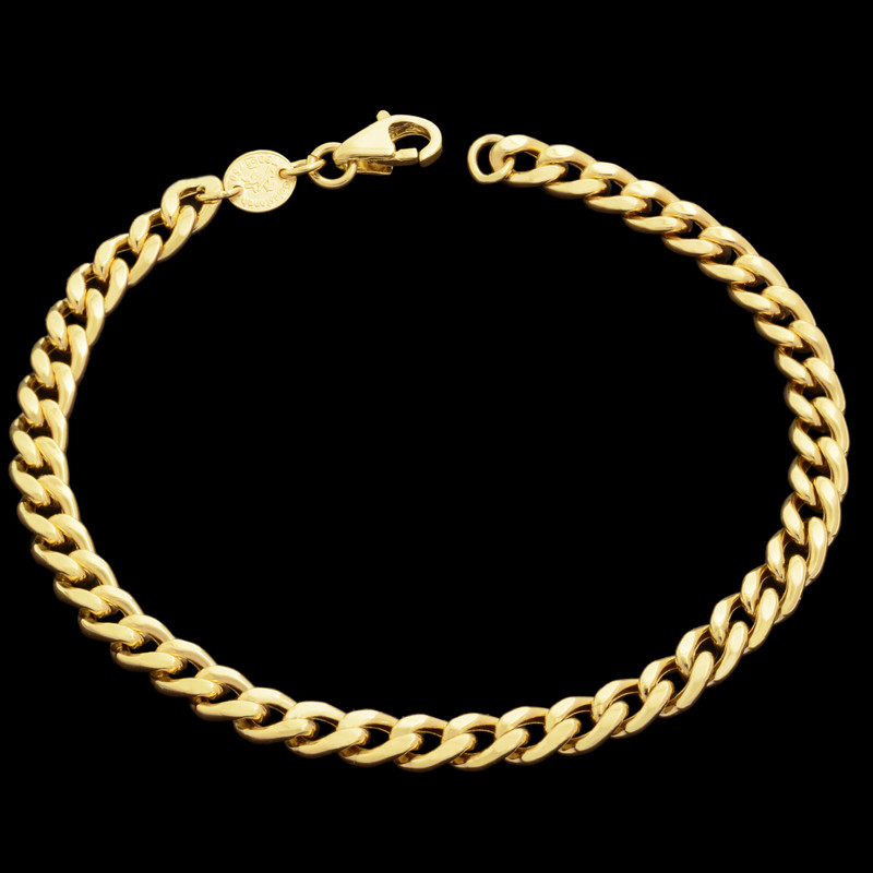 دستبند طلا 18 عیار زنانه الن نار مدل گلستانه کد EN19