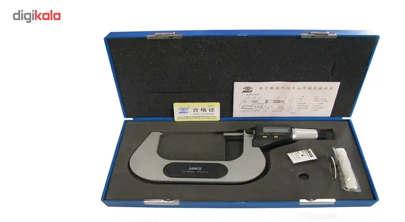 میکرومتر خارج سنج دیجیتال لینکز کد 04-727 گستره 100-75 میلی متر
