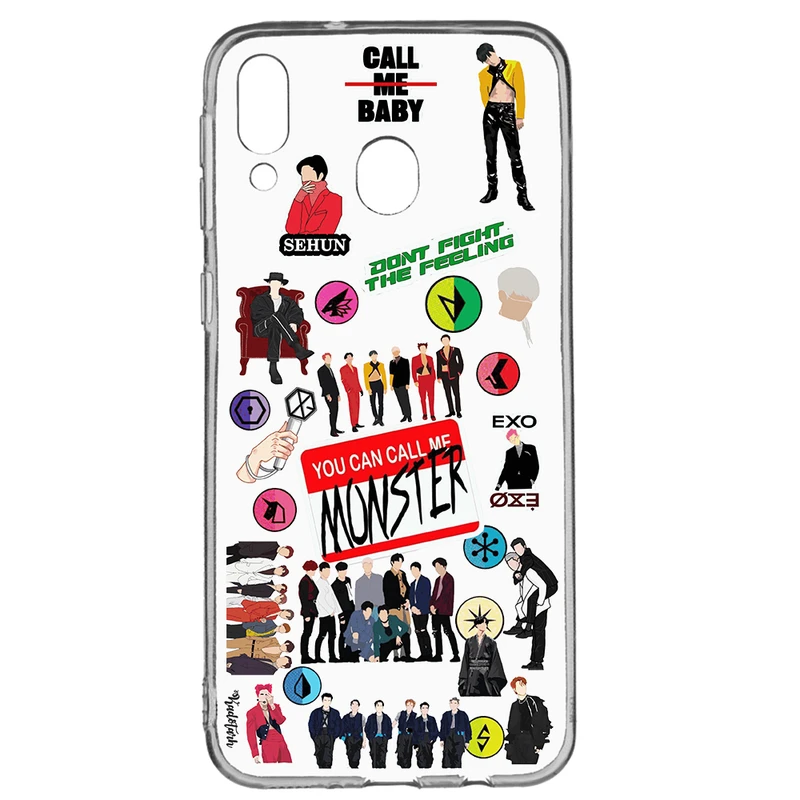 کاور طرح EXO مناسب برای گوشی موبایل سامسونگ Galaxy M20