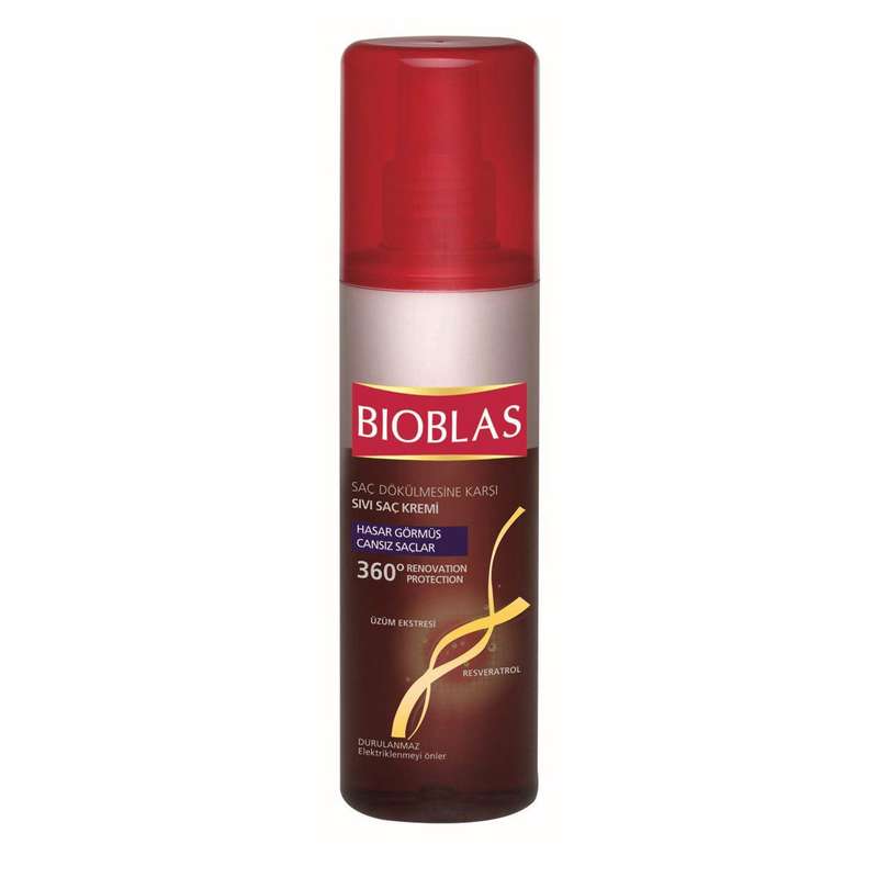 اسپری حالت دهنده و ضد ریزش بیوتا مدل Bioblas Dull And Damaged 360 حجم 200 میلی لیتر اسپری حالت دهنده و ضد ریزش بیوتا مدل Bioblas Dull And Damaged 360 حجم 200 میلی لیتر