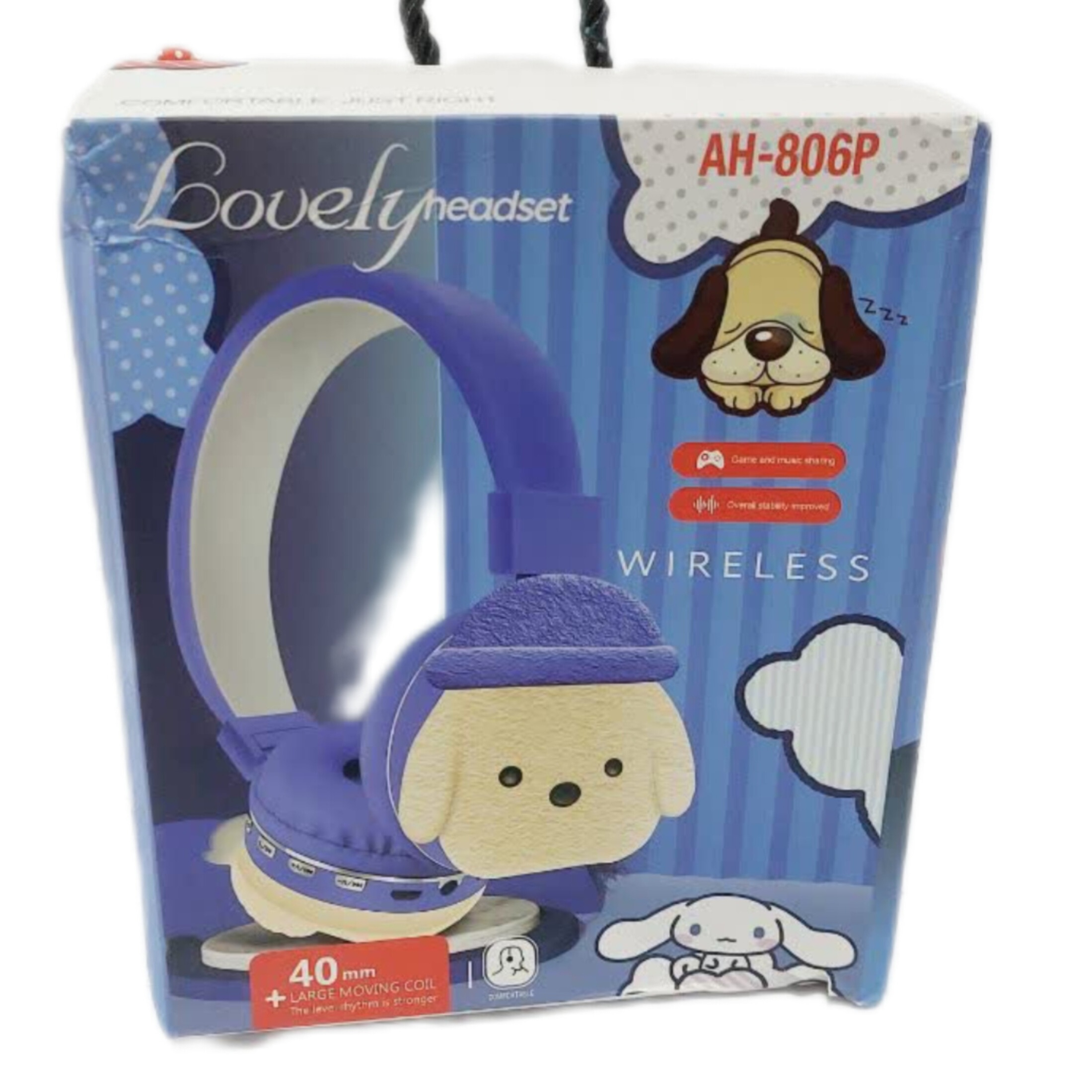 هدفون بی سیم طرح سگ مدل AH-806P