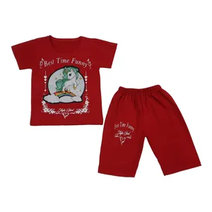 ست تی شرت و شلوارک دخترانه مدل gh-45