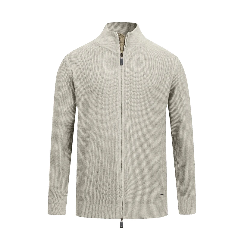ژاکت مردانه کروم مدل زیپ‌دار کد 2521001 