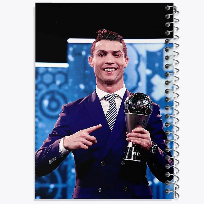 دفتر لیست خرید 50 برگ خندالو طرح کریستیانو رونالدو کد 13939