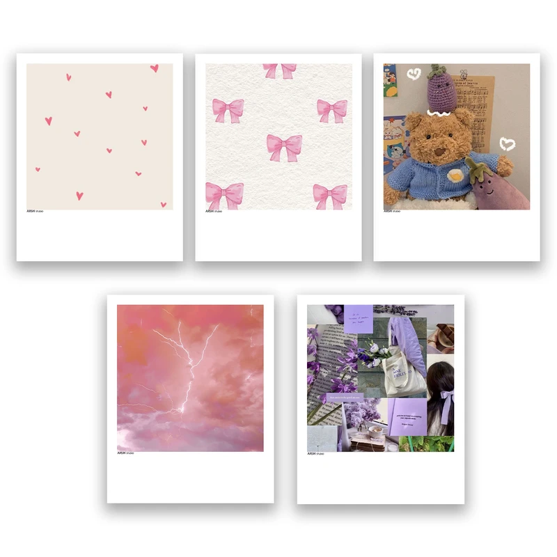 آویز تزیینی عرش مدل فانتزی کد Asa1075 مجموعه پنج عددی