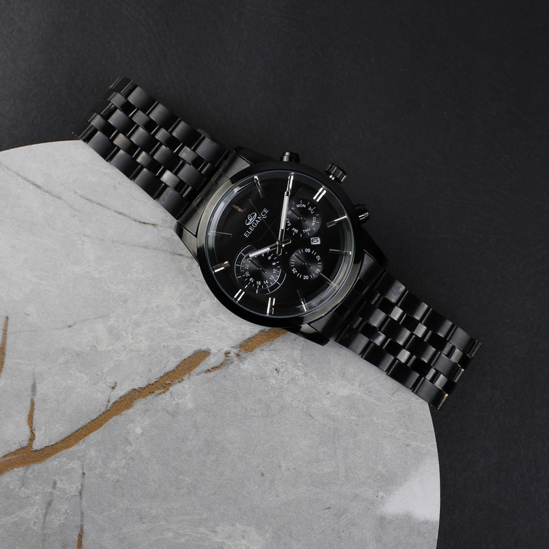 ساعت مچی عقربهای مردانه کوارتز الگنگس مدل EMM7000