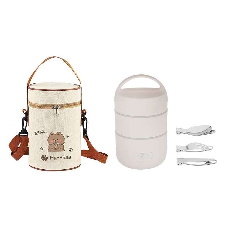 ظرف غذا مدل 2 طبقه دُرفام ظرف غذا مدل 2 طبقه دُرفام