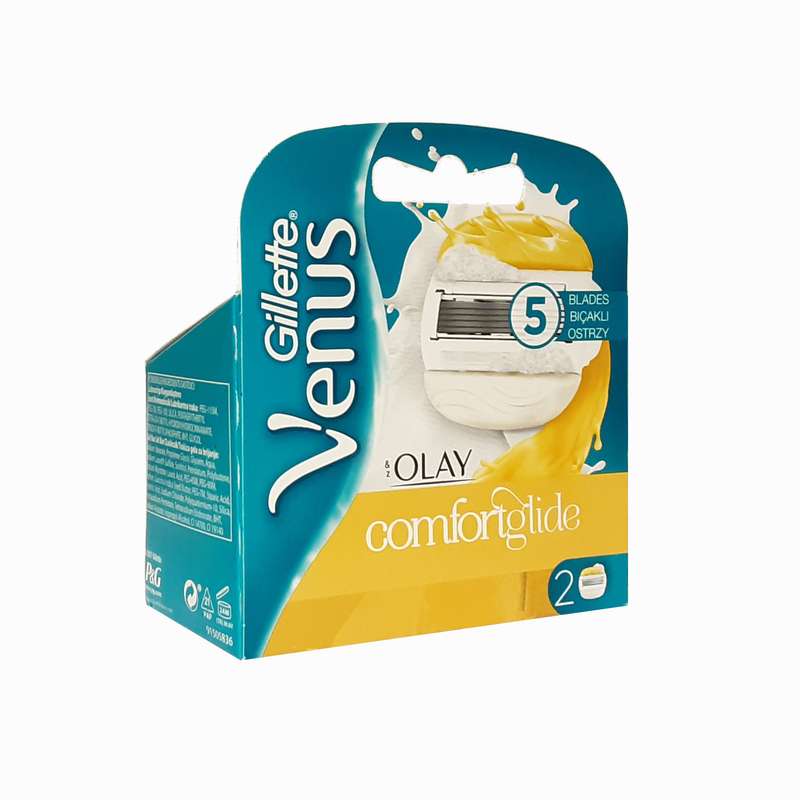 تیغ یدک ژیلت سری Venus مدل Comfort Glide بسته 2 عددی