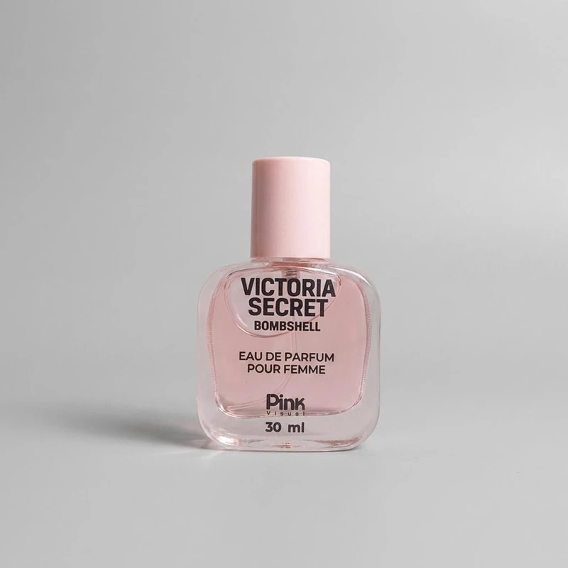 عطر جیبی زنانه پینک ویژوآل مدل VICTORIA SECRET BOMBSHELL حجم 30 میلی لیتر