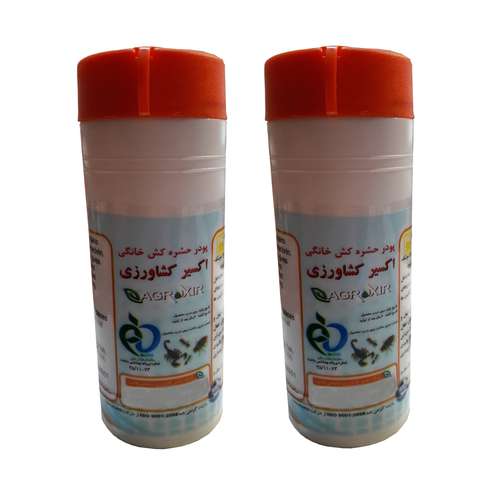پودر حشره کش خانگی اکسیر مدل نمکدانی بسته 2 عددی