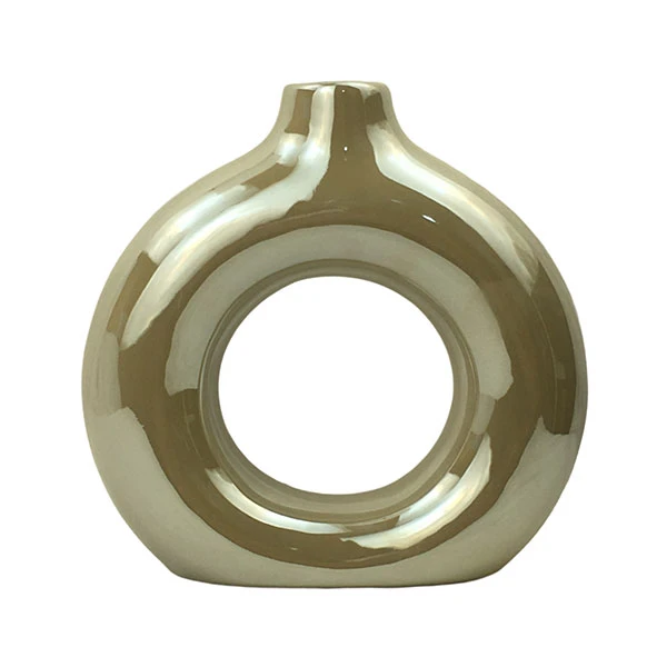 گلدان دکوری مدل دونات لاستر کد 16