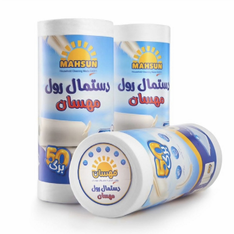 دستمال نظافت مهسان کد 01 بسته 50 عددی