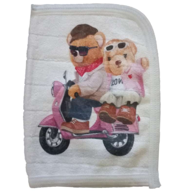 لیف حمام کودک مدل خرسی کد SO 01