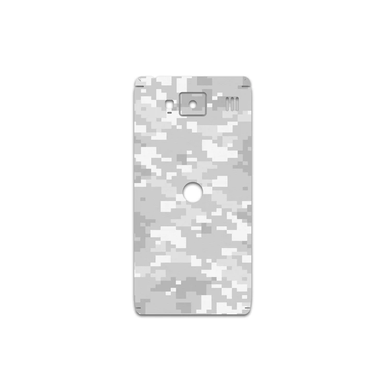 برچسب پوششی ماهوت مدل Army-Snow-Pixel مناسب برای گوشی موبایل موتورولا droid razr hd