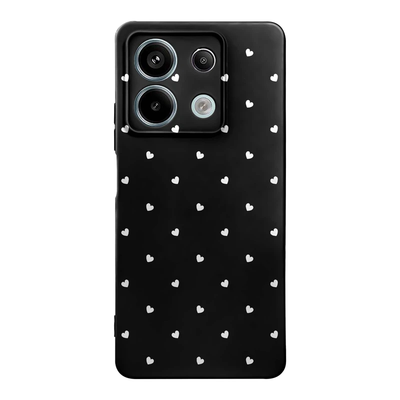 کاور قاب گارد طرح قلب سفید کد s10977 مناسب برای گوشی موبایل شیائومی Redmi Note 13 Pro 5G