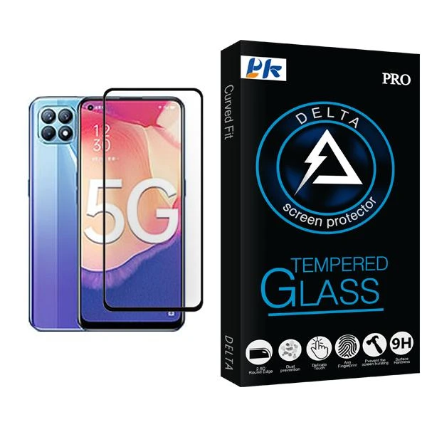 محافظ صفحه نمایش پی کی مدل Delta Glass MIX001 مناسب برای گوشی موبایل اوپو Reno4 SE