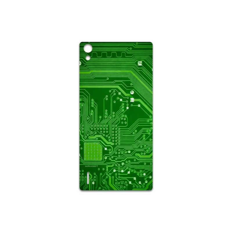 برچسب پوششی ماهوت مدل Green Printed Circuit Board مناسب برای گوشی موبایل هوآوی Ascend P7