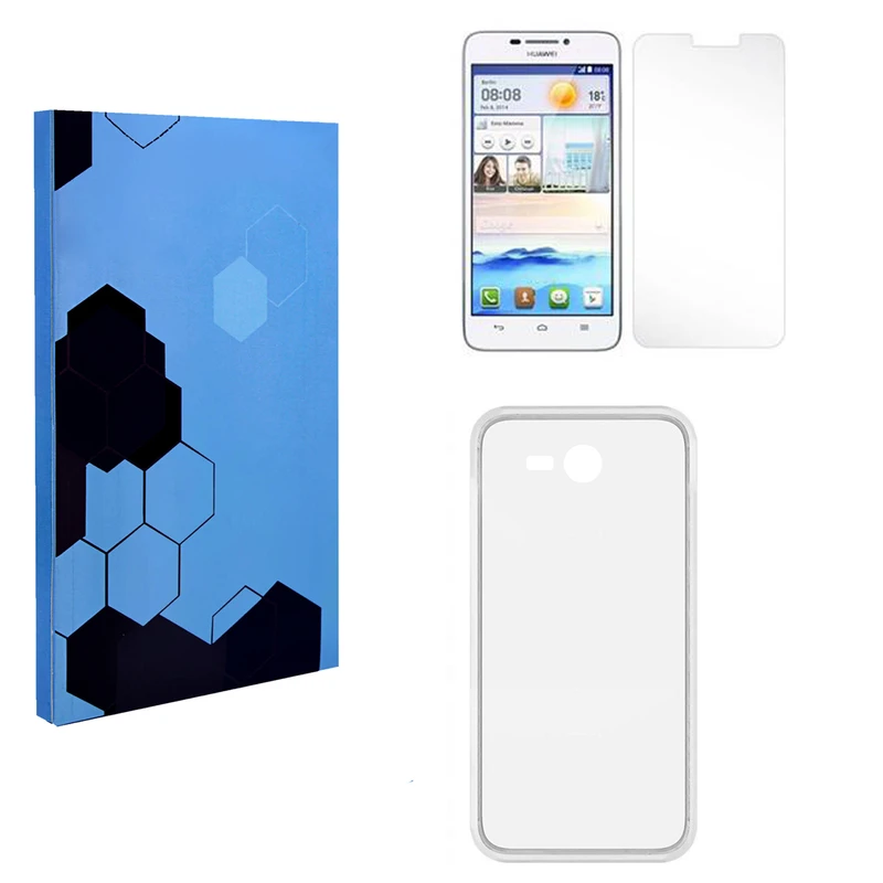 کاور مدل BM-DC.TM مناسب برای گوشی موبایل هوآوی Ascend Y511 به همراه محافظ صفحه نمایش