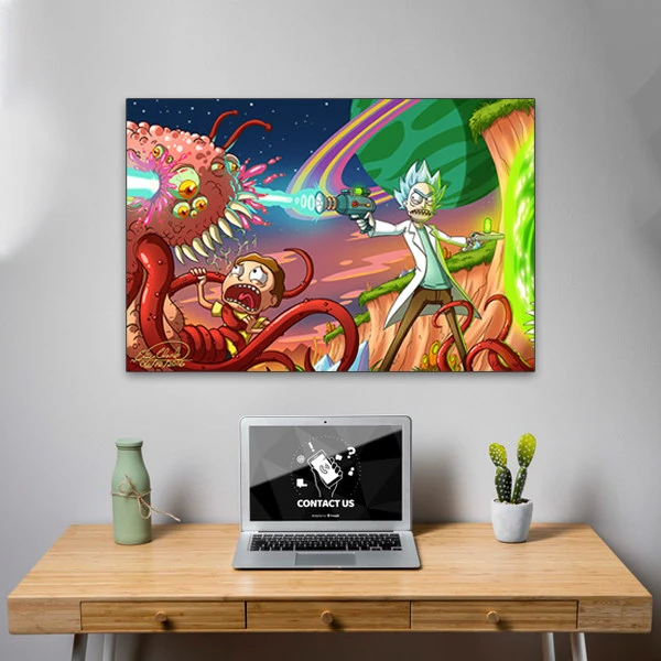تابلو شاسی آتریسا مدل  انیمیشن Rick and Morty
