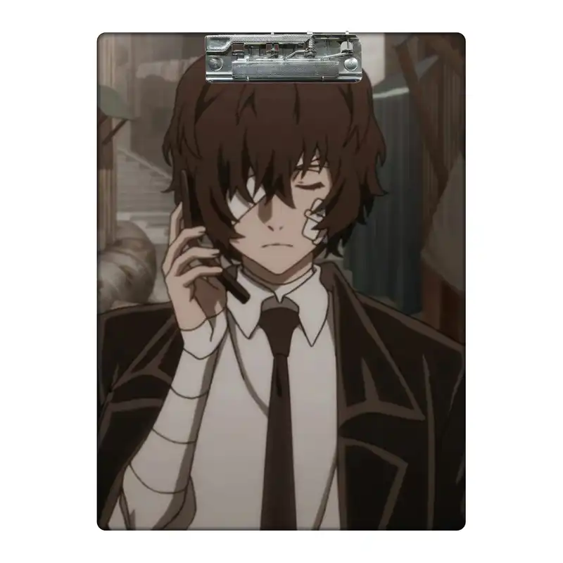 تخته شاسی طرح انیمه سگ های ولگرد بانگو  کد 9912595 سایز A4