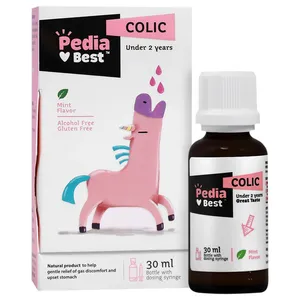 قطره ضد کولیک با طعم نعنا پدیابست - حجم 30 میلی لیتر
