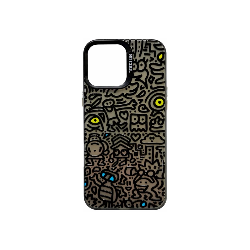 کاور مدل سوکول طرح هنر دودل آرت کد doodleArt88 مناسب برای گوشی موبایل اپل iPhone 12 / 12 Pro