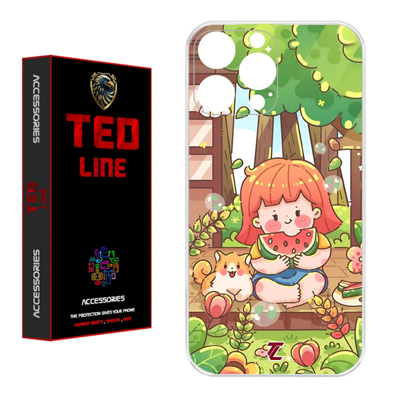 کاور تدلاین طرح دختر هندونه ای کد 1180 مناسب برای گوشی موبایل اپل Iphone 13 Pro