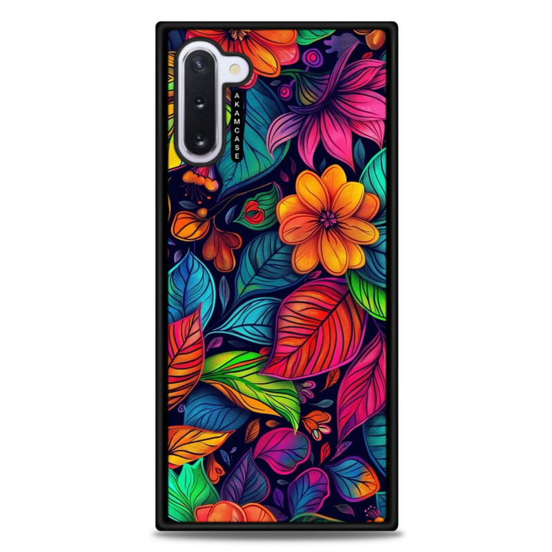 کاور آکام مدل AMC-WSGN10-FLOWERS-36 مناسب برای گوشی موبایل سامسونگ Galaxy Note 10