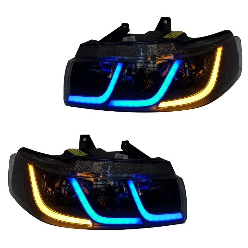 چراغ جلو خودرو گروه پژوهش صنعت مدرن مدل C6-Ice دو حالته مناسب برای سمند بسته دو عددی