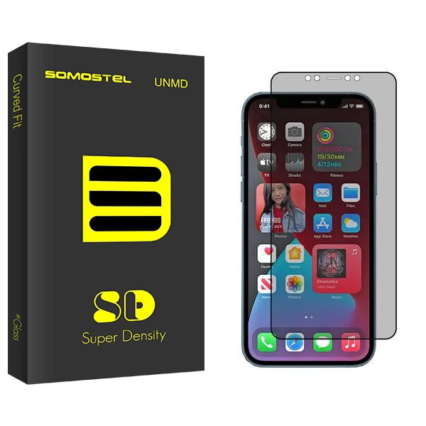 محافظ صفحه نمایش حریم شخصی سوماستل مدل SD مناسب برای گوشی موبایل اپل iPhone 12 Pro Max