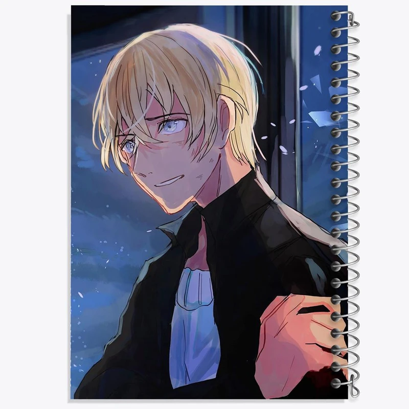 دفتر شطرنجی 50 برگ خندالو طرح ری انیمه کارآگاه کونان کد 27547