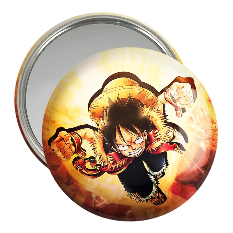 آینه جیبی خندالو مدل لوفی انیمه وان پیس One Piece  کد 17215