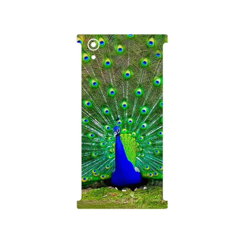 برچسب پوششی ماهوت مدل Peacock مناسب برای گوشی موبایل سونی Xperia XA1 Plus