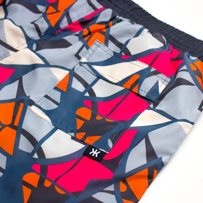 مایو مردانه مدل 116 5001 طرح هندسی