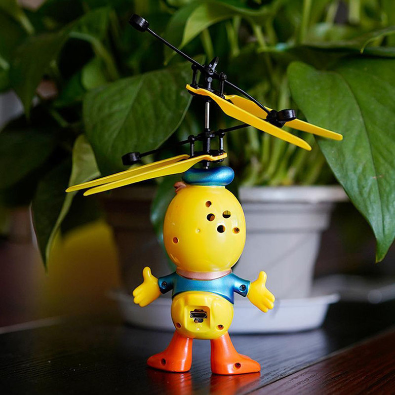 مینی کوپتر بازی مدل سنسوری طرح اردک چراغدار در ارزانترین فروشگاه اینترنتی ایران ارزان