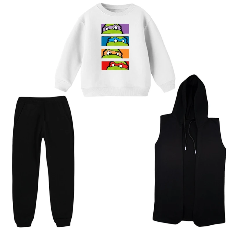 ست 3 تکه لباس راحتی بچگانه مدل لاکپشت های نینجا  