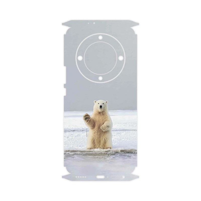 برچسب پوششی ماهوت مدل Polar_bear-FullSkin مناسب برای گوشی موبایل آنر X9a